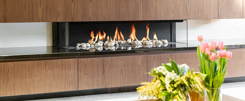 Double-height Fireplace Design Refurbishment in North Ridgeville, Ohio